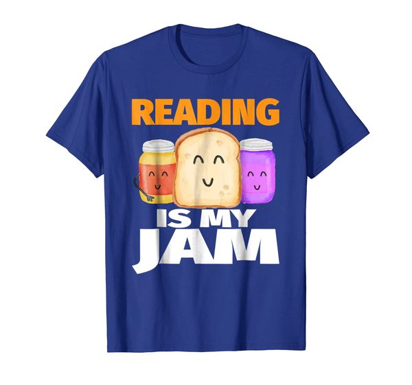 

reading is my jam shirt funny i love to read books gift, White;black