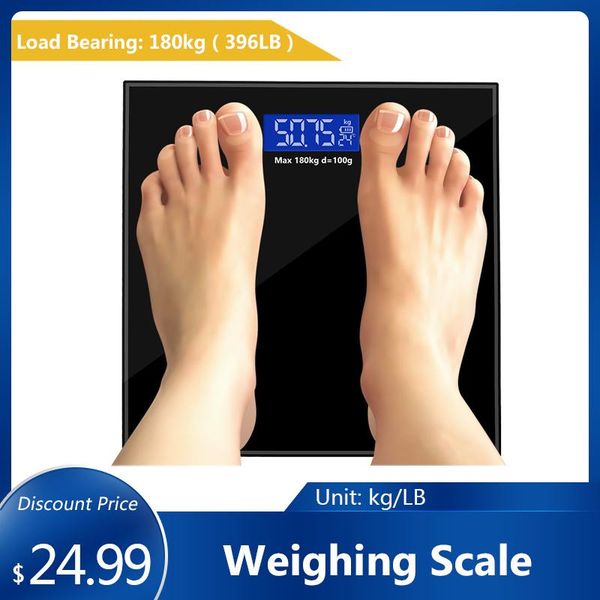 

smart scales bathroom scale weighing electronic lcd display body digital household measuring 2021