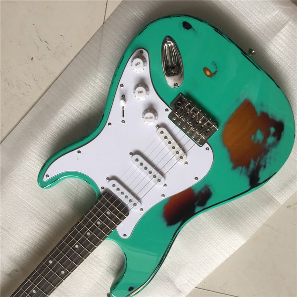 

relic- guitar, style,alder body with maple neck,custom st electric guitars