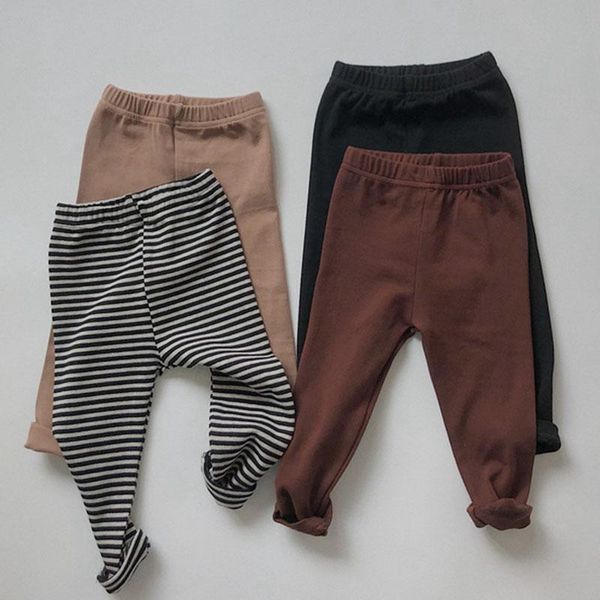 

spring autumn baby girls boys pure color children pants trousers fashion kids stripe 1-6yrs jeans, Blue