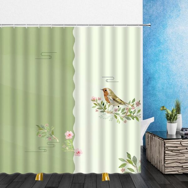 

shower curtains cartoons flowers fairy beautiful girl colorful umbrella bathroom home decor waterproof polyester cloth curtain