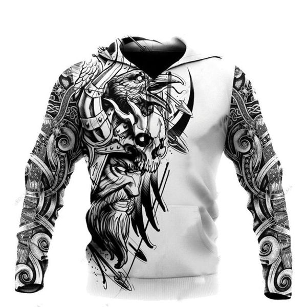 

men's hoodies & sweatshirts 3d printing animal tiger classic casual jacket spring and fall trend fashion hip hop punk oversized sweatsh, Black