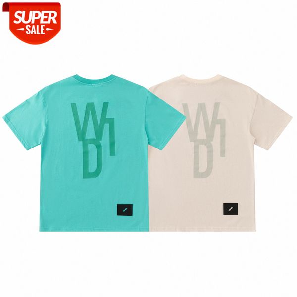 

large letters printed on the back loose casual short-sleeved #qr41, White;black