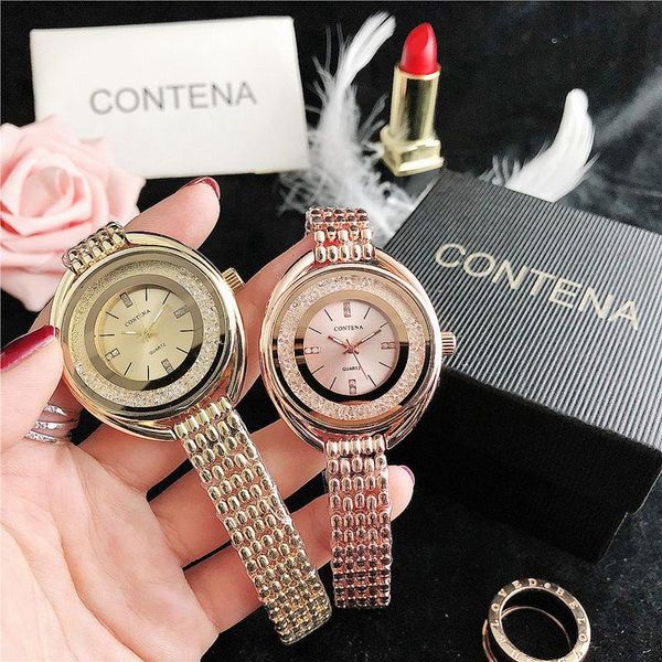 

wristwatches brand ultra thin 36mm dial rose gold wristwatch luxury bracelet diamond watch women dress ladies watches clock montre femme, Slivery;brown