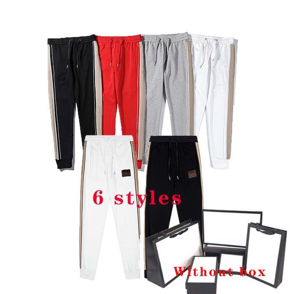 

designers pants sweatpants trousers mens women sports pant fashion letter stripe joggers casual streetwears comfort men's harem 6 style, Black