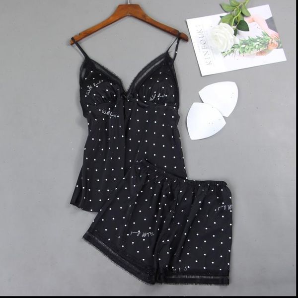 

silk satin sleeveless pyjama womens sleepwears v neck pijama pajama set plus size sleep wear nightwear for women, Black;red