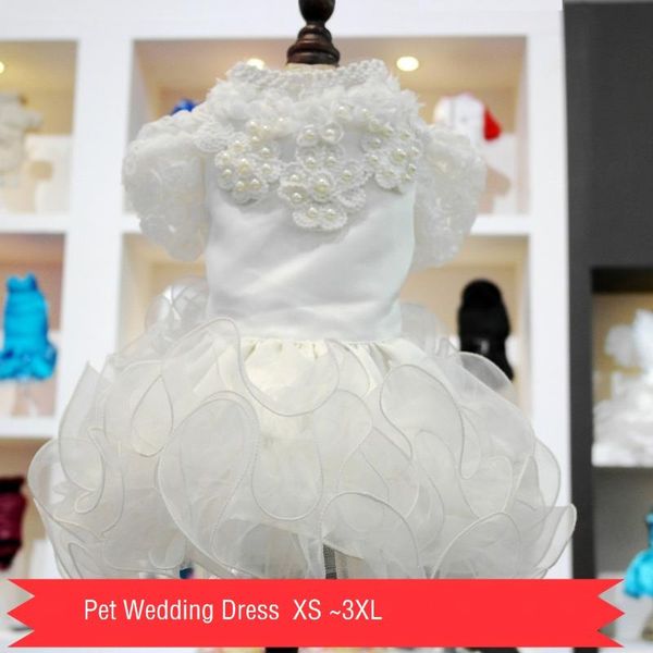

dog apparel petalk cat wedding dress for pet luxury princess small medium large dogs bride costume clothes xs ~4xl