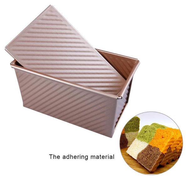 

dinnerware sets aluminum alloy toast mold loaf pan with cover non stick bread kitchen baking tool bakeware good thermal conductivity
