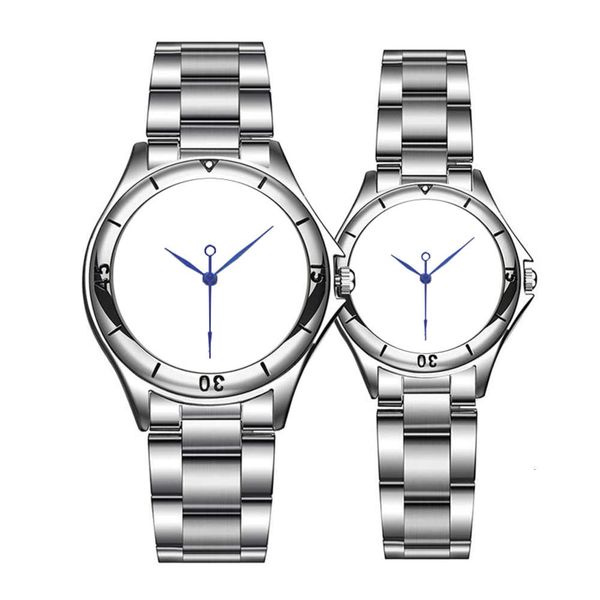 

watch ps student couple men's and women's watches, Slivery;brown