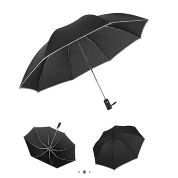 

umbrellas reflective automatic umbrella car reverse folding business
