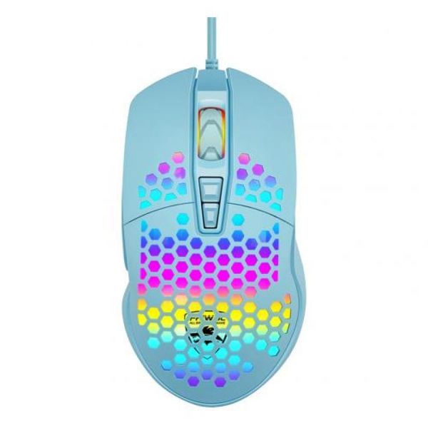 

mice colorful rgb lightweight hollow optical usb wired mouse 4000dpi ergonomic design gaming for computer pc lapgamer