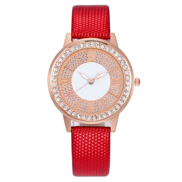 

wristwatches fashion female wrist watch business leather full diamond gypsophila ladies quartz for women las mujeres relojes digitales, Slivery;brown