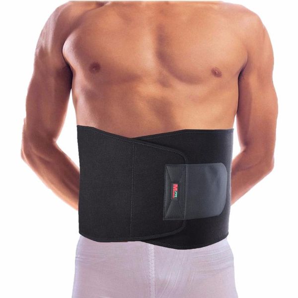 

waist support adjustable brace belt back gym sports accessories for men posture, Black;gray