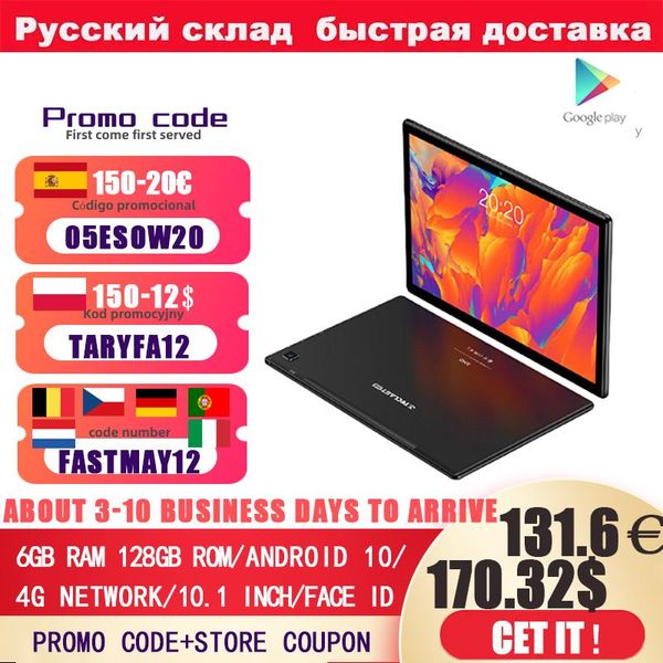 

teclast m40 android 10.0 4g network phone tablets 10.1inch dual 1920 x 1200 6gb ram 128gb rom t618 octa core gps tablet pc