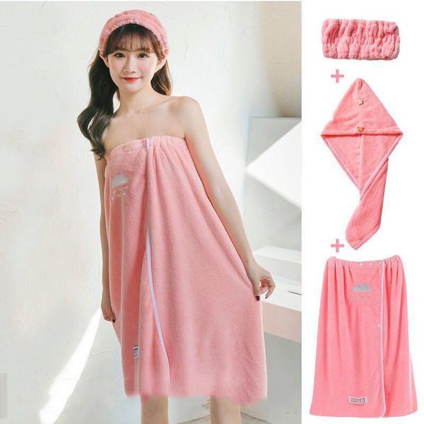 

towel 2021 bath dry hat headband 3-piece creative weather pattern soft comfortable lovely and strong water absorption