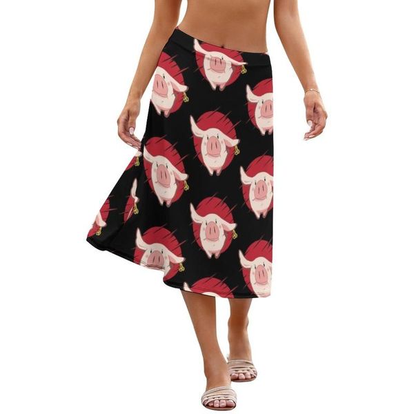 

skirts 7 deadly sins skirt social girls patterns spandex midi, Black