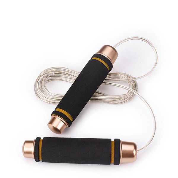 

jump ropes foam handle speed rope adjustable steel wire jumping home yoga gym workout equipments
