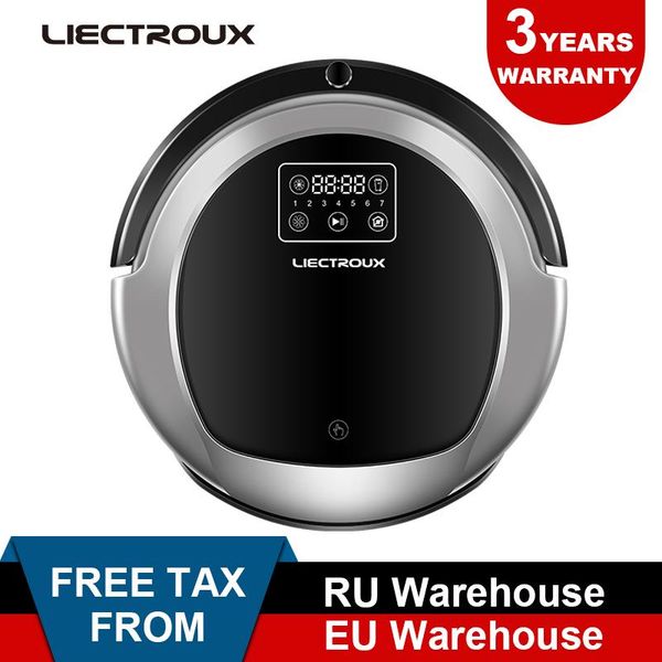 

(all)liectroux robot vacuum cleaner b6009,2d map & gyroscope navigation,water tank,with memoryvirtual ,uv lamp cleaners