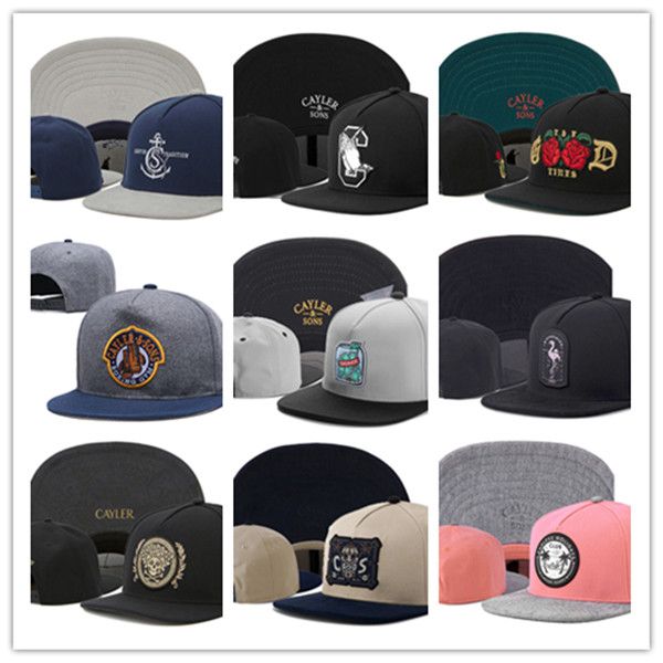 2021 mais quente Cayler e Sons Son Snapback Caps Hip Hop Cap Hatball Hats For Men Women Bones Snapbacks Hat Bone Gorrasfyoo HHHH 60