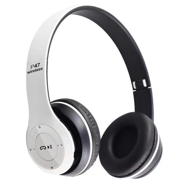 

p47 bluetooth wireless headset 5.0 foldable stereo
