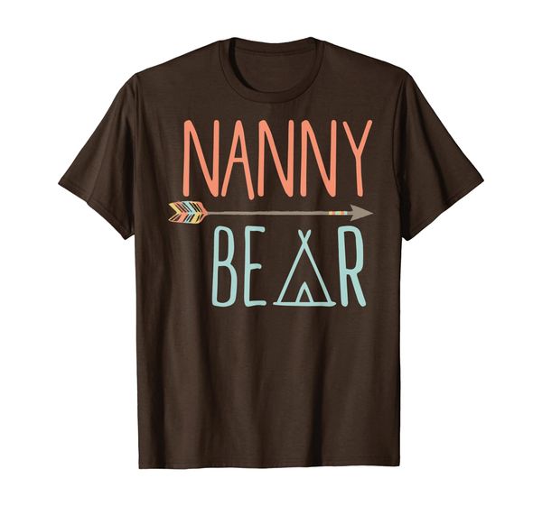 

cute nanny bear shirt grandmother shirt, White;black