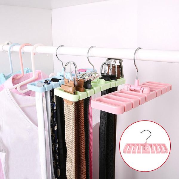 

hook organizer holder rack storage hanger wardrobe belt tie scarf hk3 boxes & bins