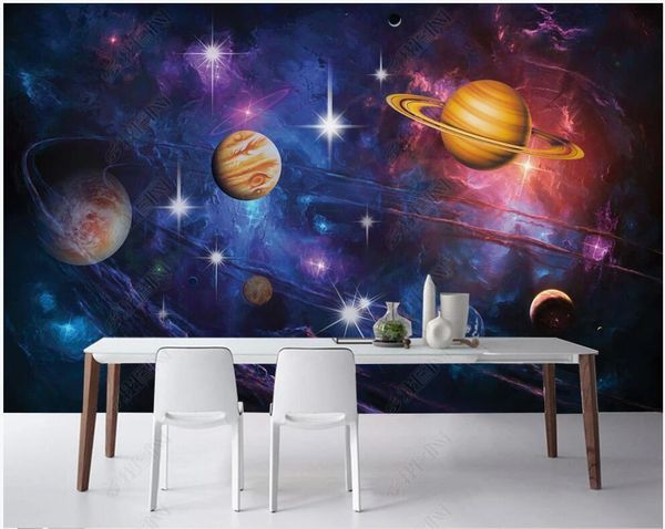 

wallpapers 3d wallpaper for walls in rolls home decor color universe, starry sky, planet living room po on the wall