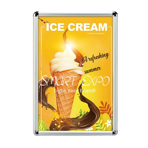 

poster snap frames for a2 print advertising display with 25mm profile