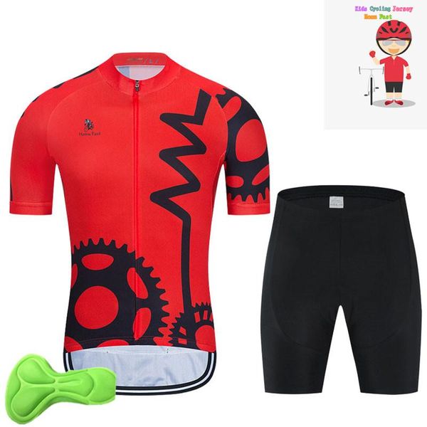 

racing sets children breathable cycling clothes kids bicycle jerseys shorts bodysuit assos triathlon, Black;blue