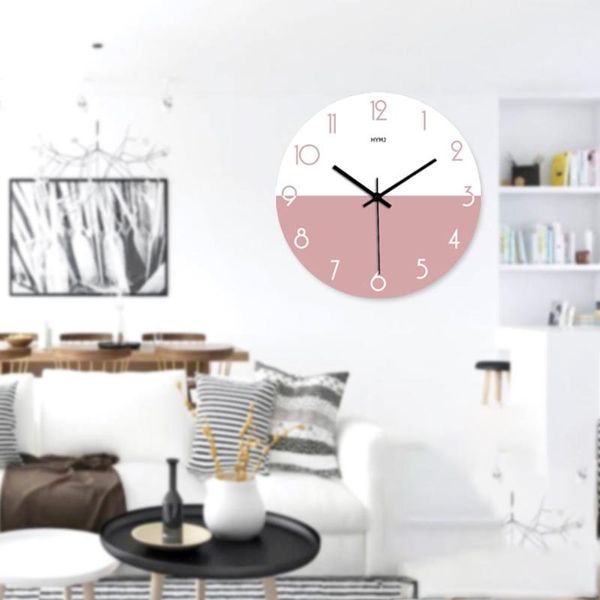 

wall clocks nordic clock modern design electronic large decorative watch decor decorations living room home 5q177