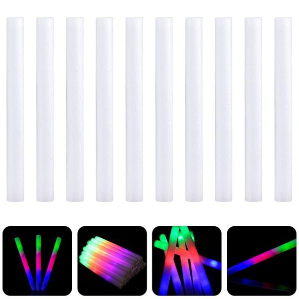 

party decoration 10pcs colorful led fluorescent sticks concert glow practical light stick