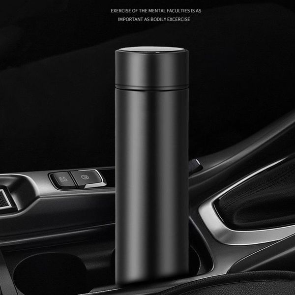 

water bottles 500ml smart insulation bottle intelligent double-layer vacuum cup temperature digital display portable