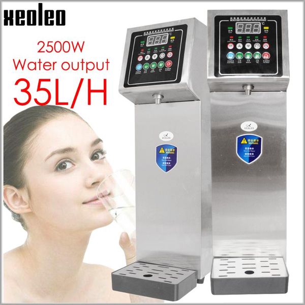

xeoleo commercial ice type water dispenser 10l &cold machine stainless steel boiler for bubble shop 35l/h