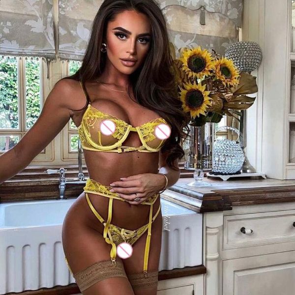 

women's tracksuits women lace two piece set off shoulder backless bodysuit shorts night club outifts hollow out, Gray