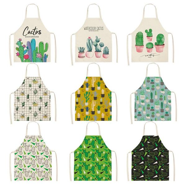 

aprons cactus pattern for home and kitchen house cleaning apron children goods woman master
