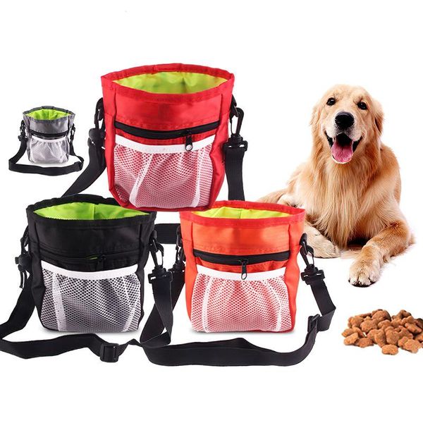 

dog car seat covers outdoor portable pet training bag treat pouch snack puppy container durable waist hands product