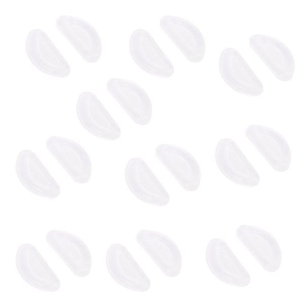 

sunglasses frames 10 pairs non-slip increased nose pads for glasses eyeglasses eyewear accessories u90e, Silver