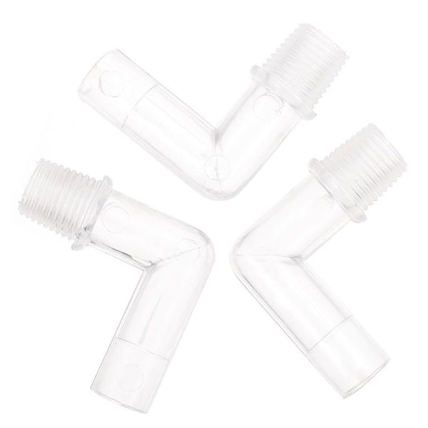 

watering equipments 3pcs aquarium tube hose connectors replacement 90 degree fish tank connector