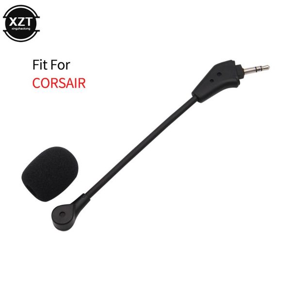 

microphones replacement game mic aux 3.5mm microphone boom foam repair parts for corsair hs50 pro hs60 hs70 se gaming headsets headphones