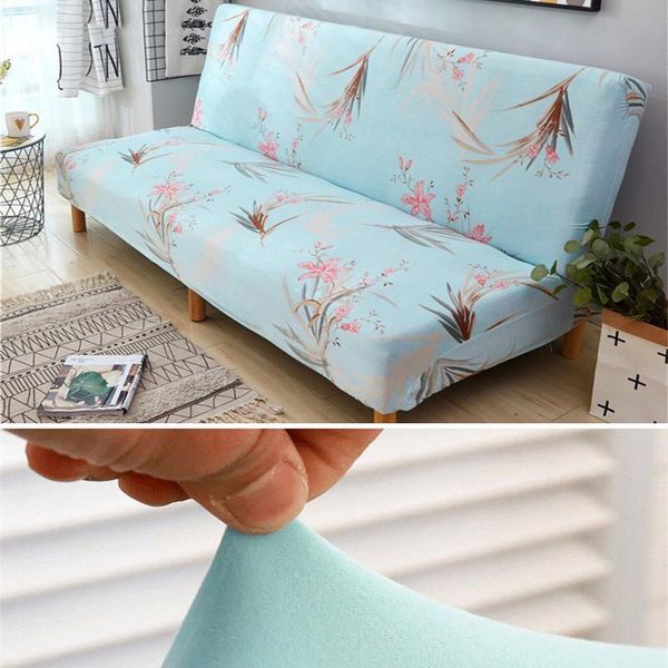 

chair covers spandex sofa bed cover stretch no armrests tight wrap for living room soft slipcovers elastic couch cubre