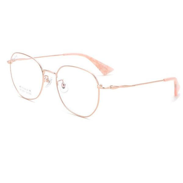 

fashion sunglasses frames prescription eyeglasses bsx5701 anti blue eyewear myopia glasses retro round optical light pure titanium spectacle, Black