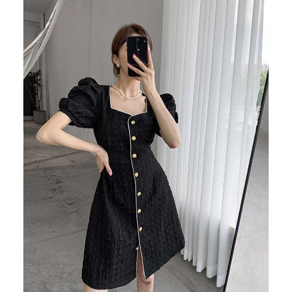 

dress net red with black xiao fragrance style