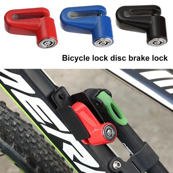

bike locks 1pc metal anti theft disc brakes lock with steel wire for motorcycle scooter bicycle wheel security brake keys protect