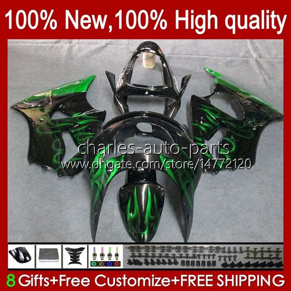 Verkleidungsset für KAWASAKI NINJA ZX-6R ZX-636 ZX600 ZX600CC 98-99 Karosserie 16Nr