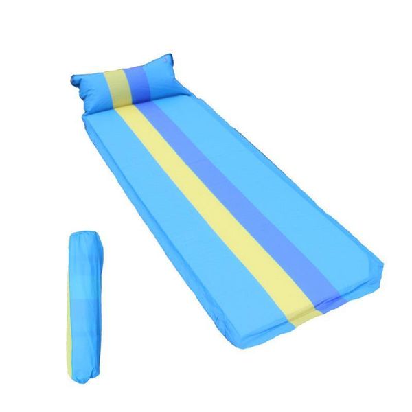 

automatic inflatable cushion foldable sleeping pad moisture-proof patchwork camping mat outdoor pads
