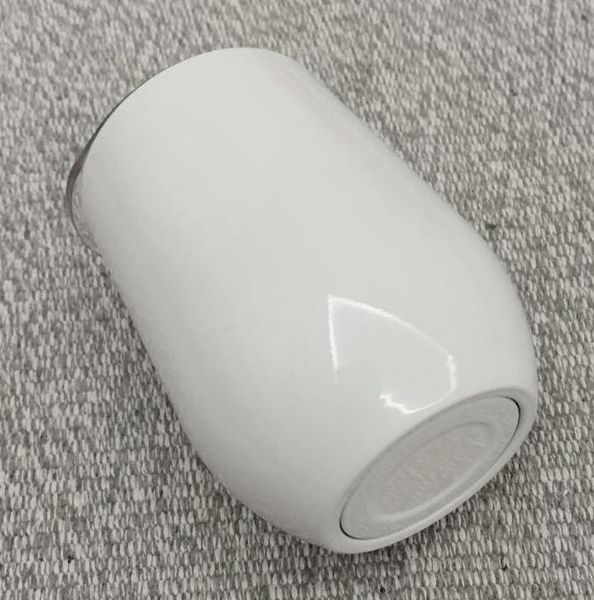 

12oz sublimation straight wine tumbler blank white 12oz straight egg cup strastainless steel vacuum insulated stemless wine glass