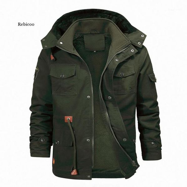 

men winter clothing military jacket trench coats hooded denim parkas men's outwear windbreaker, Tan;black