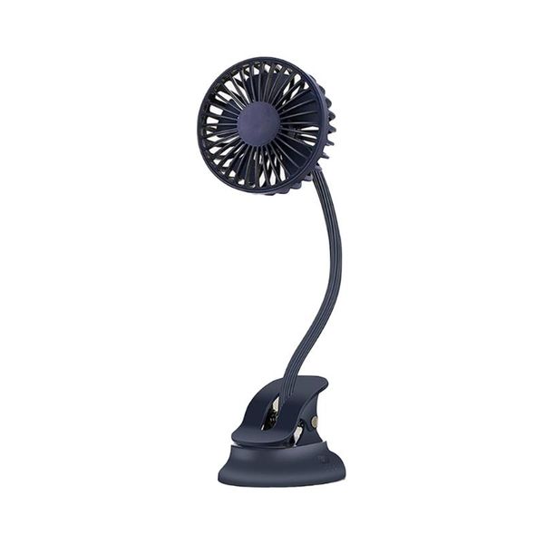 

electric fans mini desk fan clip with led light, 3 modes 360Â° rotation personal usb for outdoor camping indoor gym treadmill