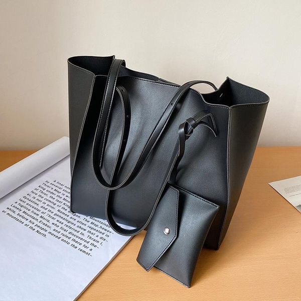 

evening bags 2-in-1 original brand large-capacity bag foreign gas 2021 fashion shoulder texture tote