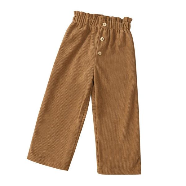 

trousers autumn girls wide leg pants casual kids loose children clothes, Blue